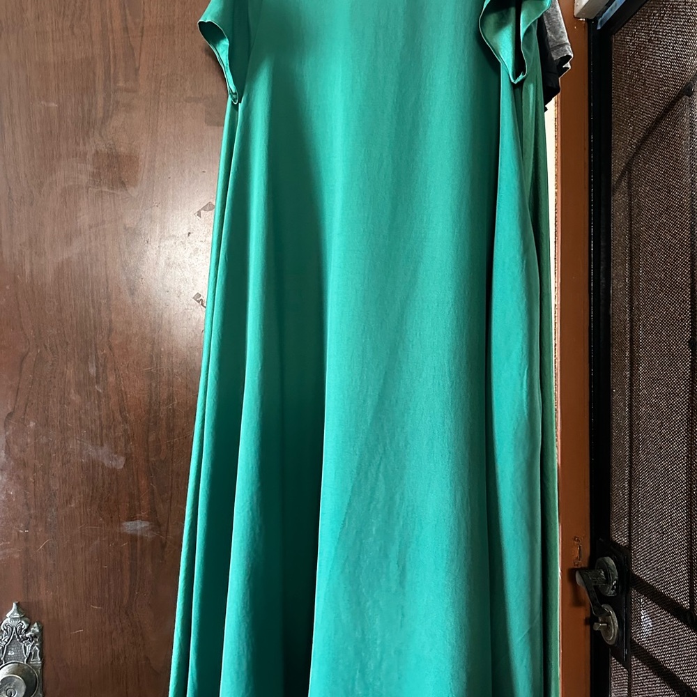 Banana Republic Green High Low Dress